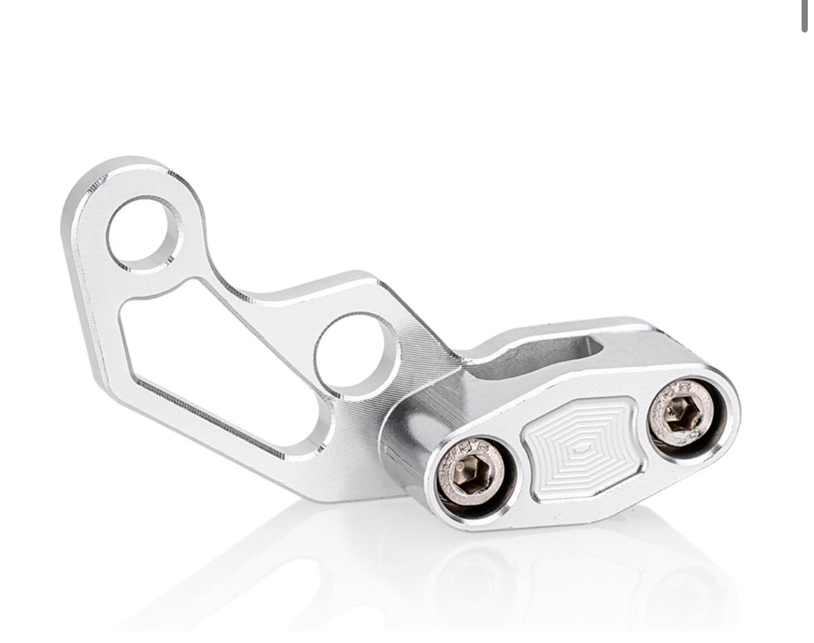 Bremshalter Silber Neu