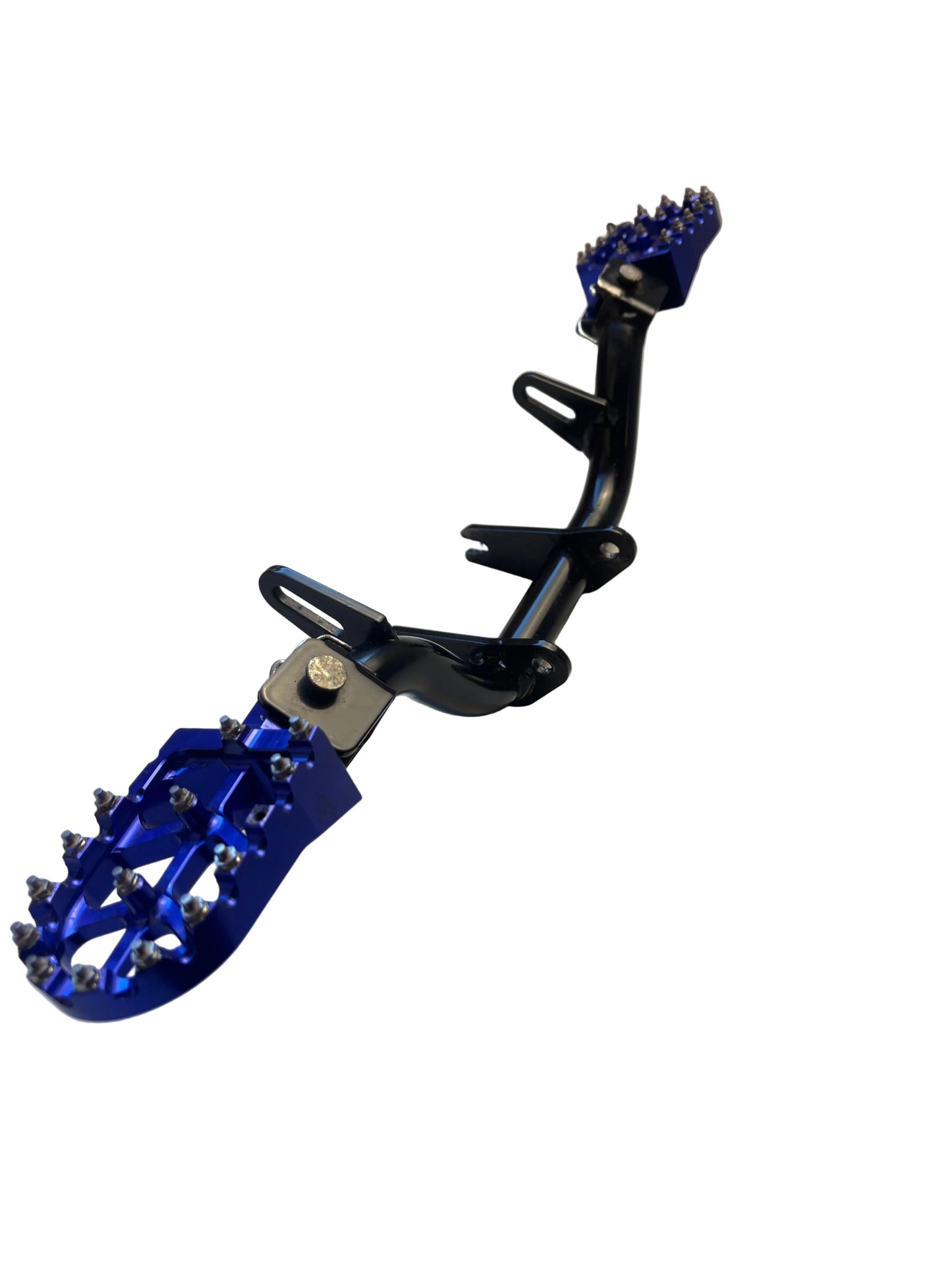 CNC Fußrasten klappbar / Blau