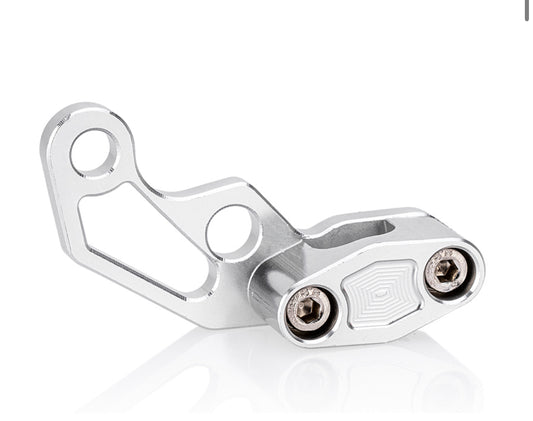 Bremshalter Silber Neu