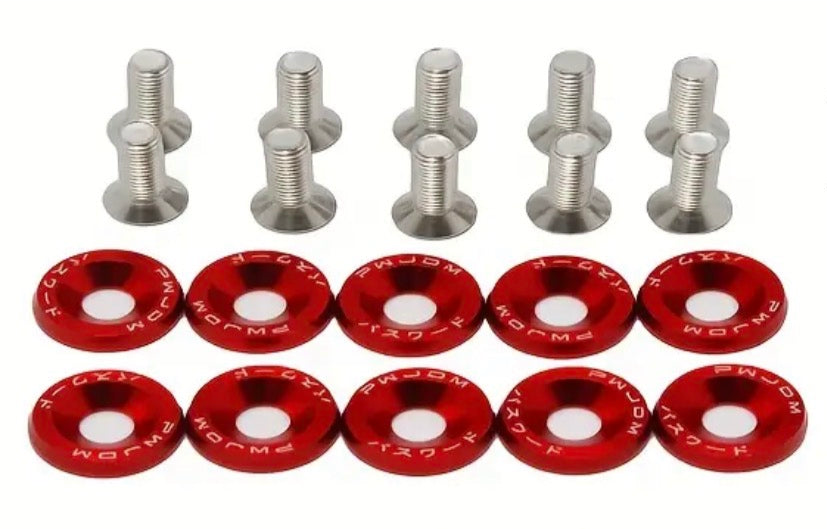 Eloxierte Unterlegscheiben Neu