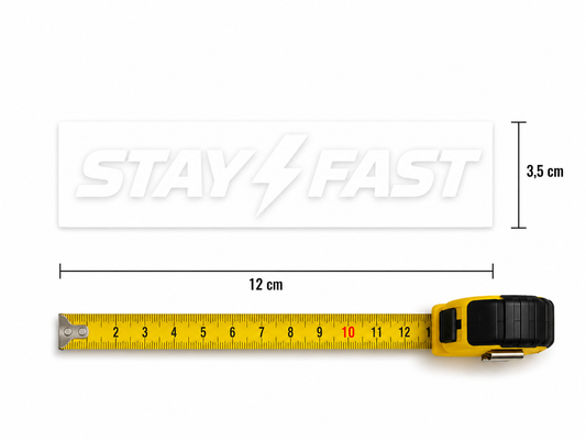 STAYFAST Universal Sticker weiß