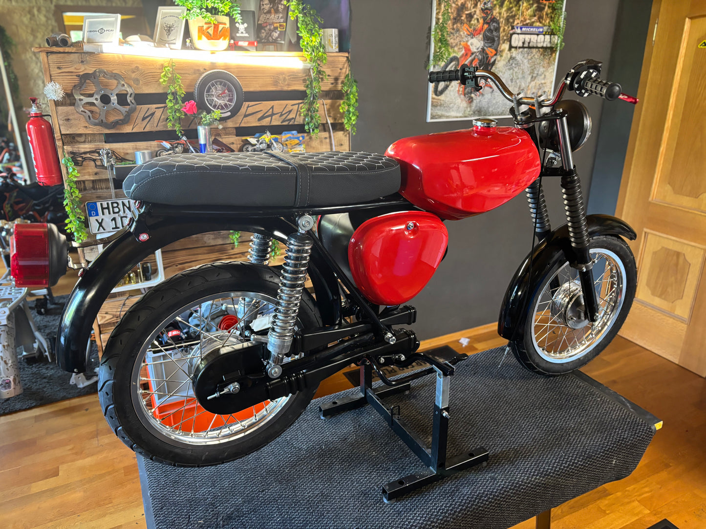 Simson s50 1979 Fahrgestell mit 60 KM/H Zulassung